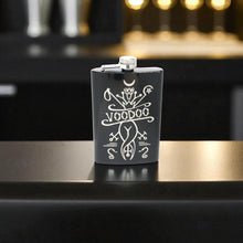 Load image into Gallery viewer, 8oz BLACK Voodoo Flask