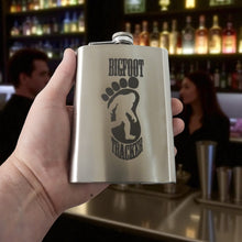 Load image into Gallery viewer, 8oz Bigfoot Tracker Stainless Steel Flask