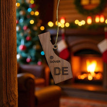 Load image into Gallery viewer, Ornament - CUSTOM - Delaware State with Cities