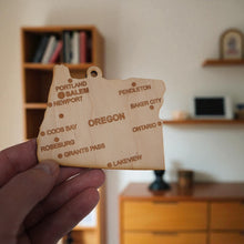 Load image into Gallery viewer, Ornament - CUSTOM - Oregon State with Cities