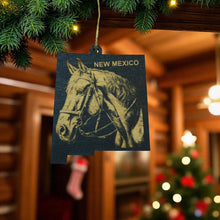 Load image into Gallery viewer, Ornament - Black - New Mexicao with Horse