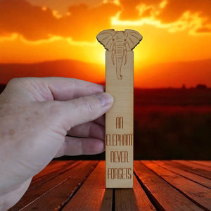 Bookmark - An Elephant Never Forgets