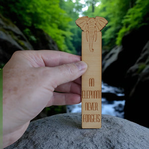 Bookmark - An Elephant Never Forgets