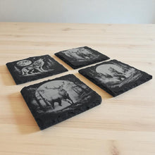 Load image into Gallery viewer, Coaster - Slate - Woods at Night - SET of 4