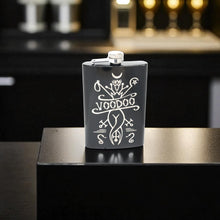 Load image into Gallery viewer, 8oz BLACK Voodoo Flask