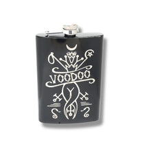 Load image into Gallery viewer, 8oz BLACK Voodoo Flask