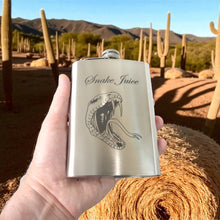 Load image into Gallery viewer, 8oz Snake Juice Stainless Steel Flask