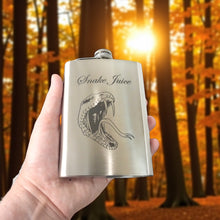 Load image into Gallery viewer, 8oz Snake Juice Stainless Steel Flask