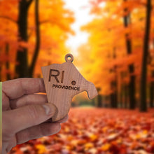 Load image into Gallery viewer, Ornament - CUSTOM - Rhode Island State with Cities
