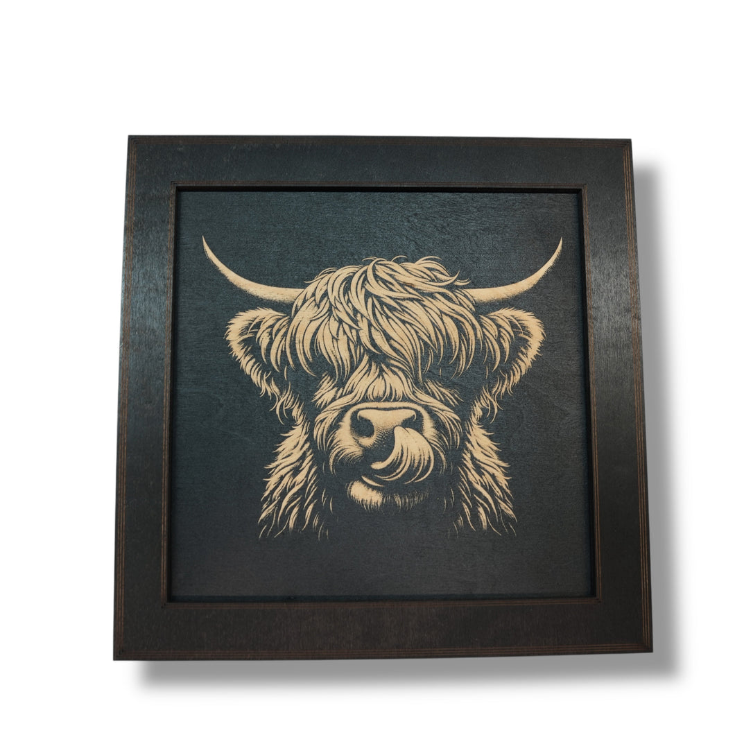 Framed Art - CUSTOM - Highland Cow