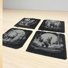 Load image into Gallery viewer, Coaster - Slate - Woods at Night - SET of 4