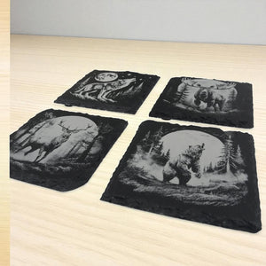 Coaster - Slate - Woods at Night - SET of 4