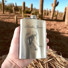 Load image into Gallery viewer, 8oz Snake Juice Stainless Steel Flask
