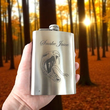 Load image into Gallery viewer, 8oz Snake Juice Stainless Steel Flask