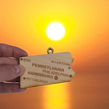 Load image into Gallery viewer, Ornament - CUSTOM - Pennsylvania State with Cities