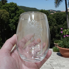 Load image into Gallery viewer, 15oz Stemless Wine Glass - Sunflower