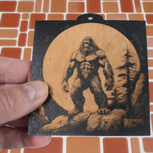 Load image into Gallery viewer, Ornament - BLACK - Bigfoot Sasquatch SET of 4 Ornaments