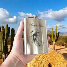 Load image into Gallery viewer, 8oz Snake Juice Stainless Steel Flask