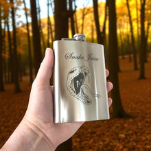 Load image into Gallery viewer, 8oz Snake Juice Stainless Steel Flask
