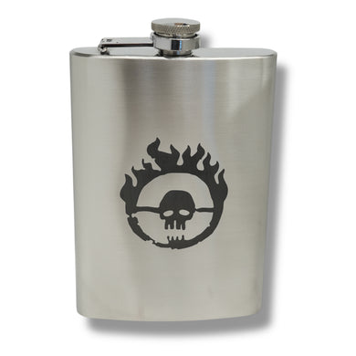 8oz Skull Branding Stainless Steel Flask