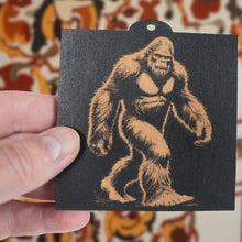 Load image into Gallery viewer, Ornament - BLACK - Bigfoot Sasquatch SET of 4 Ornaments