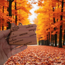 Load image into Gallery viewer, Ornament - CUSTOM - Oregon State with Cities