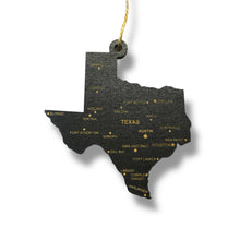 Load image into Gallery viewer, Ornament - CUSTOM - Texas State with Cities