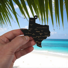 Load image into Gallery viewer, Ornament - CUSTOM - Texas State with Cities