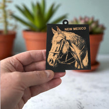 Load image into Gallery viewer, Ornament - Black - New Mexicao with Horse