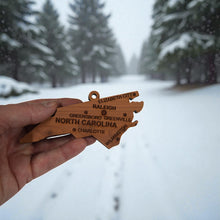 Load image into Gallery viewer, Ornament - CUSTOM - North Carolina State with Cities