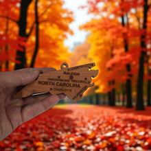 Load image into Gallery viewer, Ornament - CUSTOM - North Carolina State with Cities