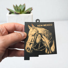 Load image into Gallery viewer, Ornament - Black - New Mexicao with Horse