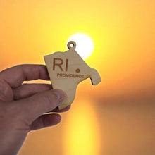 Load image into Gallery viewer, Ornament - CUSTOM - Rhode Island State with Cities