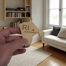 Load image into Gallery viewer, Ornament - CUSTOM - Rhode Island State with Cities