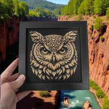 Load image into Gallery viewer, Framed Art - CUSTOM - Owl
