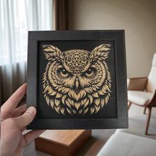 Load image into Gallery viewer, Framed Art - CUSTOM - Owl