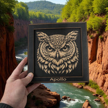 Load image into Gallery viewer, Framed Art - PERSONALIZED - CUSTOM - Owl