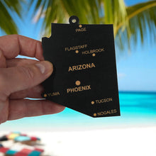 Load image into Gallery viewer, Ornament - CUSTOM - Arizona State with Cities