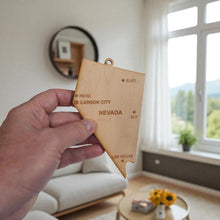 Load image into Gallery viewer, Ornament - CUSTOM - Nevada State with Cities