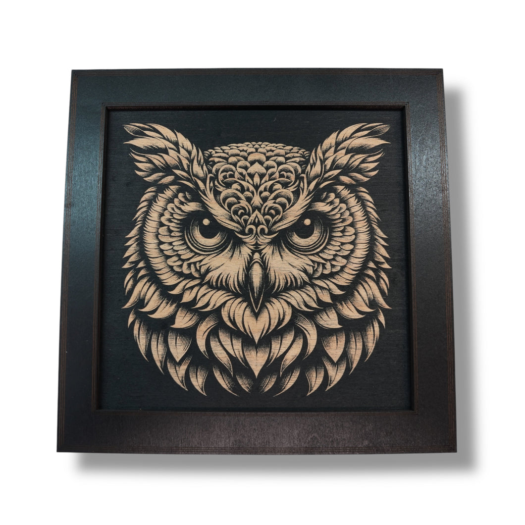 Framed Art - CUSTOM - Owl
