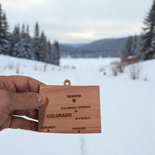 Load image into Gallery viewer, Ornament - CUSTOM - Colorado State with Cities