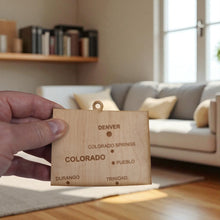 Load image into Gallery viewer, Ornament - CUSTOM - Colorado State with Cities