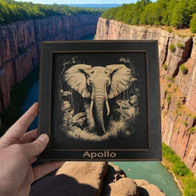 Load image into Gallery viewer, Framed Art - PERSONALIZED - CUSTOM - Elephant