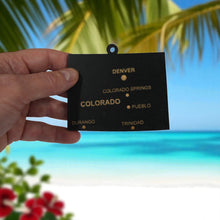 Load image into Gallery viewer, Ornament - CUSTOM - Colorado State with Cities