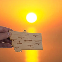 Load image into Gallery viewer, Ornament - CUSTOM - Montana State with Cities