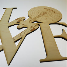 Load image into Gallery viewer, Love Sign - Starship - 11x10