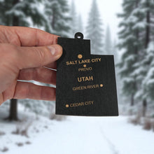 Load image into Gallery viewer, Ornament - CUSTOM - Utah State with Cities