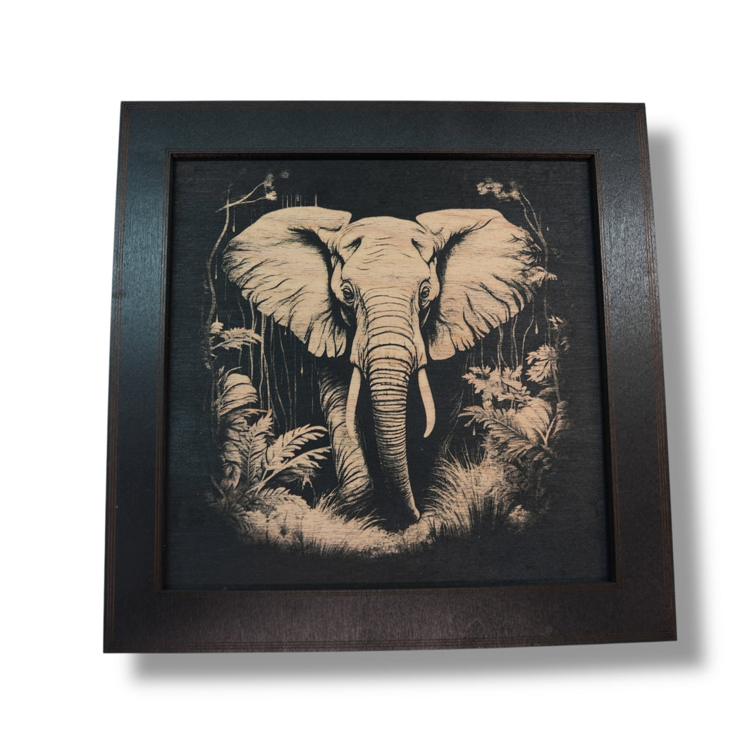 Framed Art - CUSTOM - Elephant