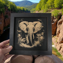 Load image into Gallery viewer, Framed Art - CUSTOM - Elephant