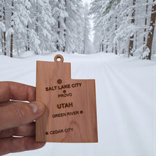 Load image into Gallery viewer, Ornament - CUSTOM - Utah State with Cities